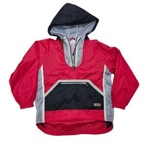 Vintage Crossroads Sport Anorak‎ Jacket Pullover Windbreaker Hooded Mens M